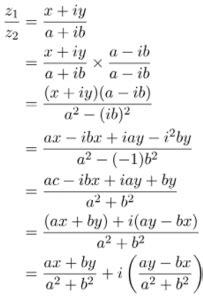 Complex Number Division Formula With Solved Examples