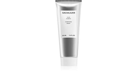 Sachajuan Silver Shampoo Shampoo F R Blonde Haare Neutralisiert Gelbe Verf Rbungen Notino