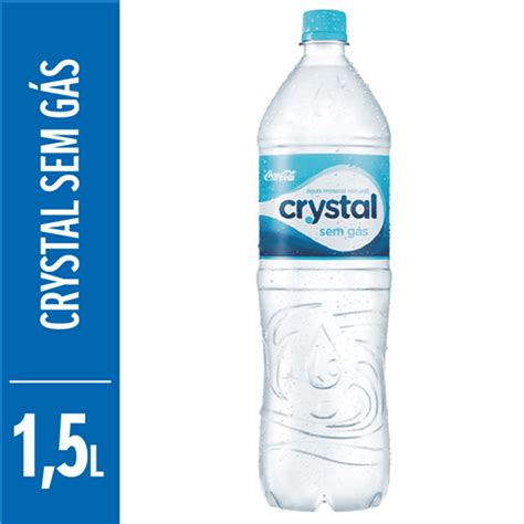 ÁGUA MINERAL NATURAL GÁS CRYSTAL GARRAFA 500ML GTIN EAN UPC