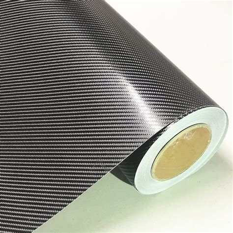 Amazon DIYAH 4D Black Carbon Fiber Vinyl Wrap Sticker With Air