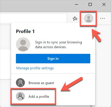 How To Use Multiple User Profiles In Microsoft Edge