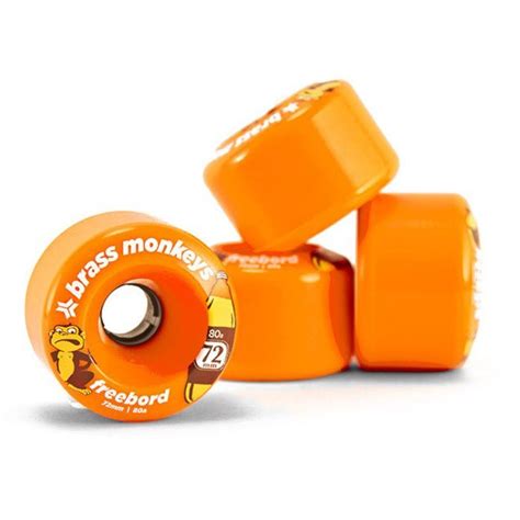 Brass Monkey Wheels 72mm Orange | Salty Peaks Snowboard Shop