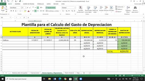 Hojas De Balanza De Comprobacion