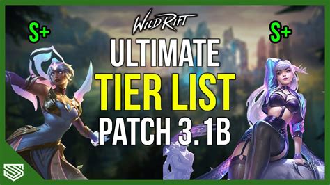 The Queens Of Solo Q Wild Rift Tier List Patch B Season