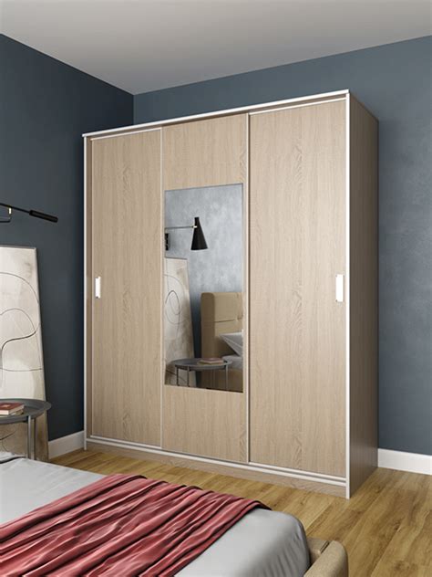 Шкаф-купе Balance (1000) 2D (дуб сонома) | Ами Мебель