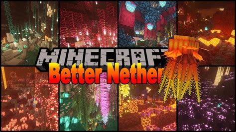 Minecraft Better Nether Mod K Biome Showcase With Calming Music