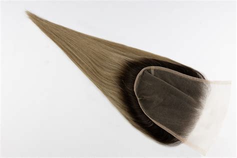 Lace Base Closure T M Rooted Mixed Blonde Hair Closures And Frontals UK