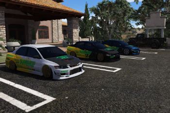 Liveries Pack For Mitsubishi Evo Ix Mr Gta Mods