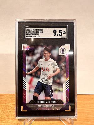 Panini Score Heung Min Son Purple Lava Tottenham Hotspur Ebay