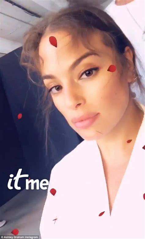 Ashley Graham Shows Off Her Sizzling Curves In Sexy Black Lingerie During Rooftop Photo Shoot In