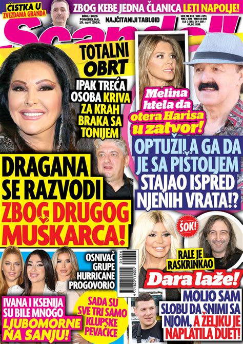 Kupite novi SCANDAL!Totalni obrt: DRAGANA SE RAZVODI ZBOG DRUGOG