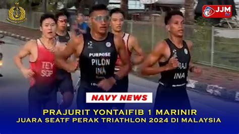 Navy News Prajurit Yontaifib Marinir Juara Seatf Perak Triathlon