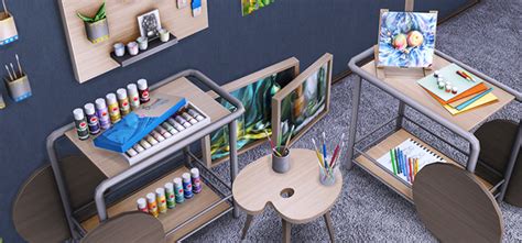 Sims 4 Artist And Painter Cc Clothes Art Clutter And Mods Fandomspot