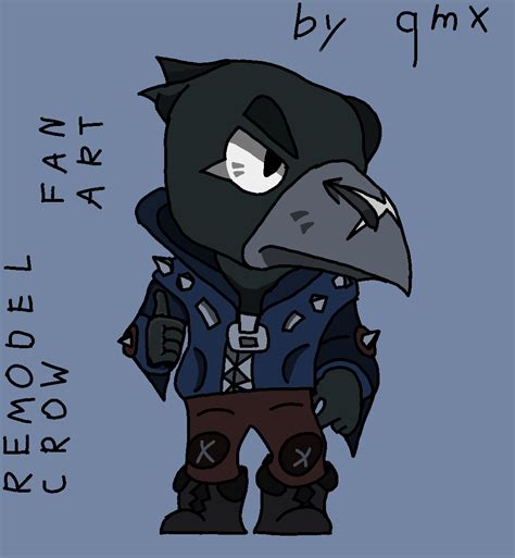 Remodel Crow Fan Art R Brawlstars