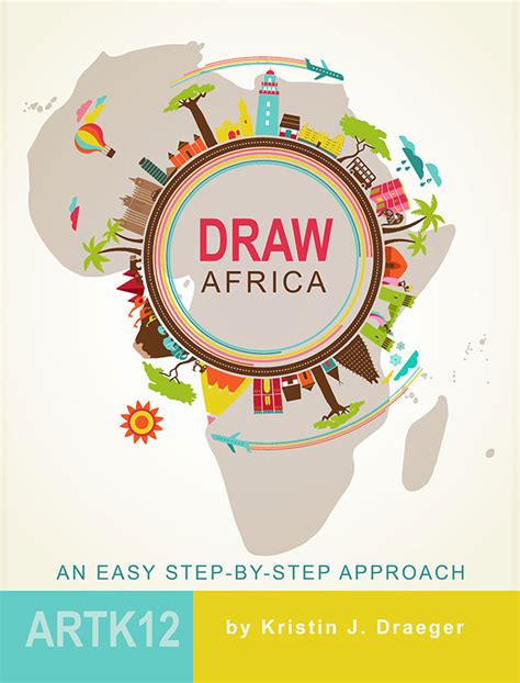 Draw Africa, an easy step-by-step approach | ARTK12