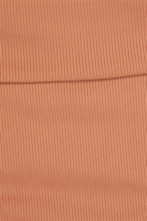 Onia Stacey Ribbed High Rise Bikini Briefs The Outnet