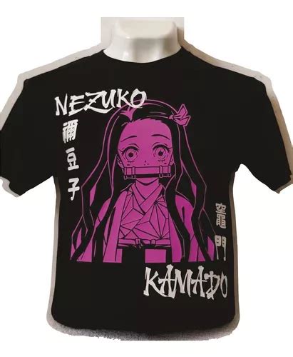 Playera Nezuko Kamado Kimetsu No Yaiba Demon Slayer En Venta En