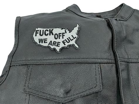 Fuck Off We Are Full Patch Funny Patches For Adults By Ivamis Patches