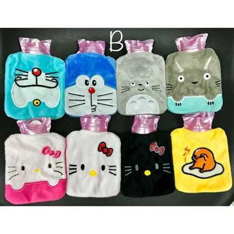 Mini Hot Water Bag With Cartoon Cover X Cm Shopee Malaysia