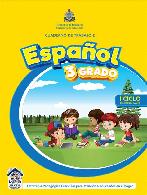 Cuaderno de Trabajo de Español Tercer 3 Grado Honduras