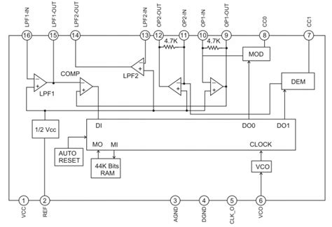 PT2399 Integrated Circuit Chip single chip echo processor IC