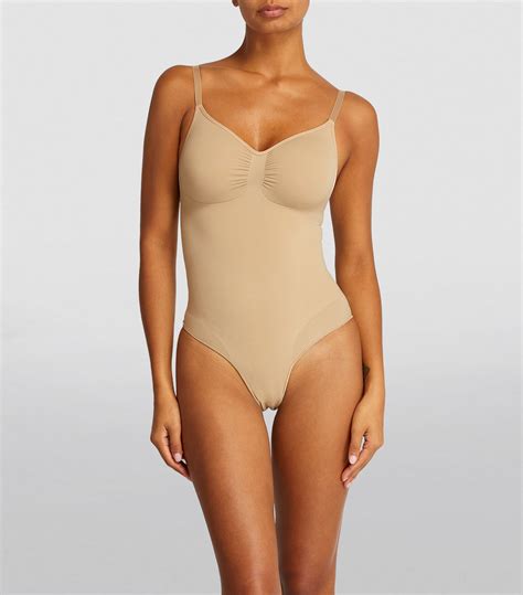 Womens Skims Nude Seamless Sculpt Briefs Bodysuit Harrods Uk