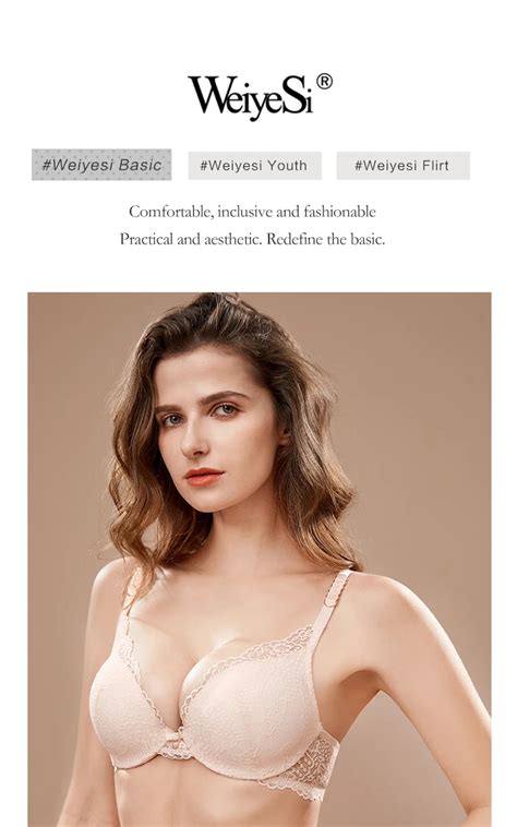 Weiyesi New Design Sexy Lingerie Set Adult Floral Lace Blossom Push Up Air Bras And Thongs