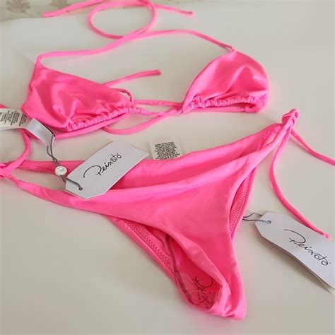 Peixoto Swim Nwt Hot Pink Peixoto String Bikini Small Poshmark