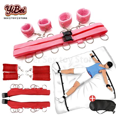 BDSM Bondage Set Sex Bett Sex Strap Erwachsenen Spielzeug F R M Nner Sexuelle Paare Kit