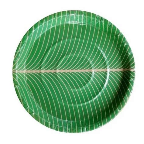 Gsm Banana Leaf Paper Plate At Rs Piece Paper Plate In Uttar