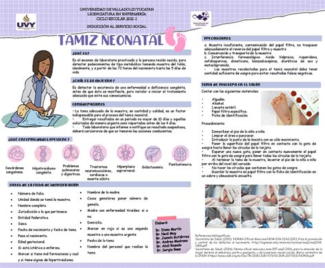 Tamiz Neonatal Eq Practica Universidad De Valladolid Yucatan