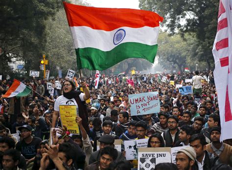 Indians Escalate Protests Against Student Leaders Arrest For ‘sedition