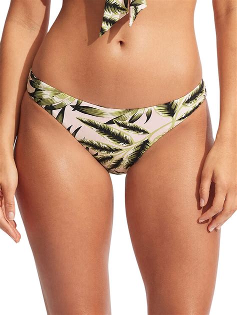 Seafolly Dół od bikini Beżowy Modivo pl