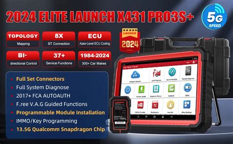 LAUNCH X431 PRO3S+ V5.0 with DBScar VII Supports CAN FD DoIP Topology ...