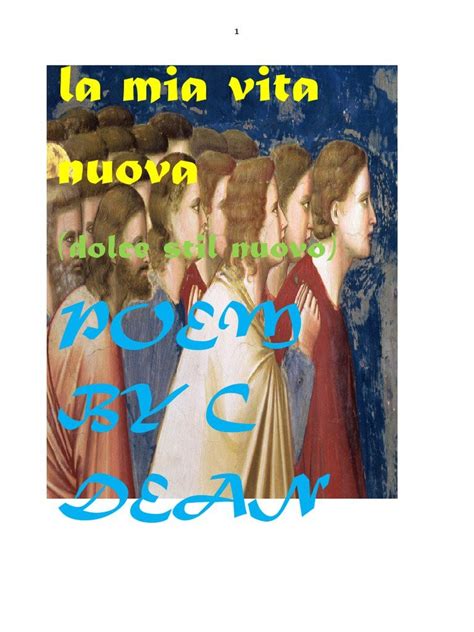 vita nuova : r/ENGLISH