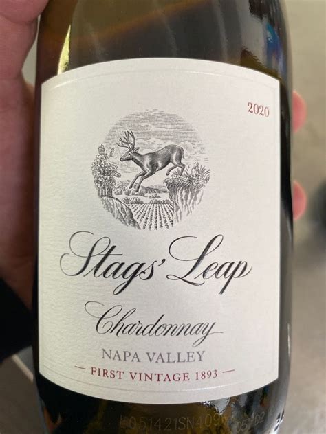 2020 Stags Leap Winery Chardonnay Usa California Napa Valley