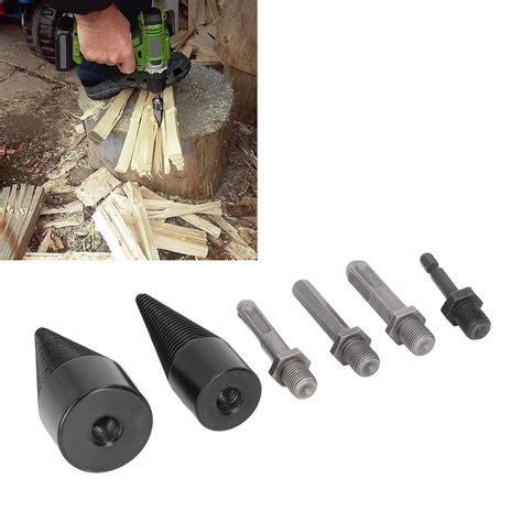 Pcs Wood Splitter Drill Bit Wood Cone Drill Bit Mm Mm Detachable