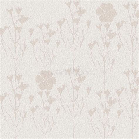 Delicate Watercolor Botanical Digital Paper Floral Background In Soft Basic Nude Beige Tones