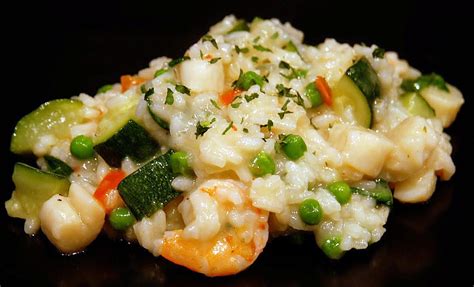 Shrimp & Scallop Risotto - Katie's Cucina