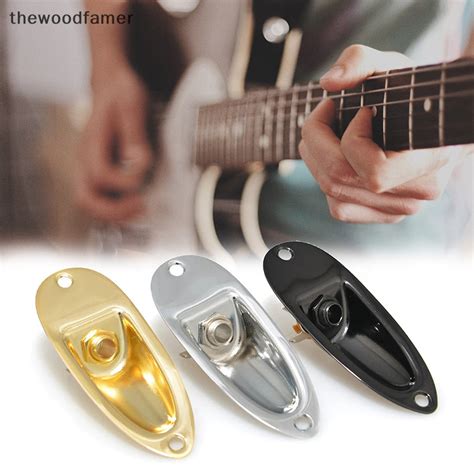 Thewoodfamer Square Style Plate Guitar Bass 14 Output Input Jack