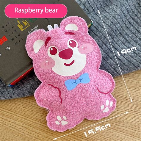 Cute Sanrio Hot Water Bottle Bag Kawaii Kuromi Pochacco Lotso Plush Shoulder Hand Warmer Heat