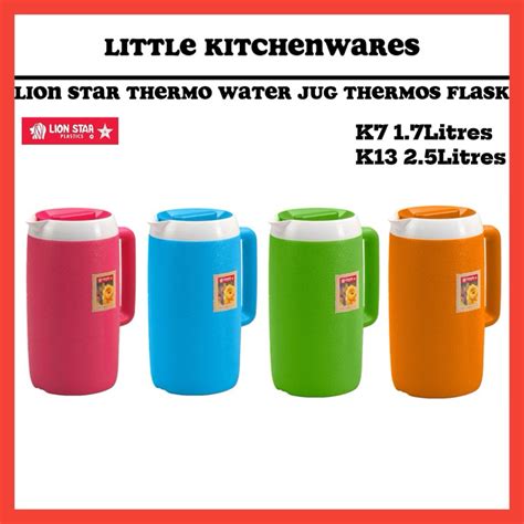 Lion Star Thermo Water Jug L L Thermos Flask Hot Cold Thermo Jag Air Tahan Panas Sejuk