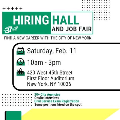 Hiring Hall And Job Fair Local 1503