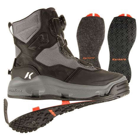 Купить ботинки забродные korkers darkhorse fishing boot with kling-on ...