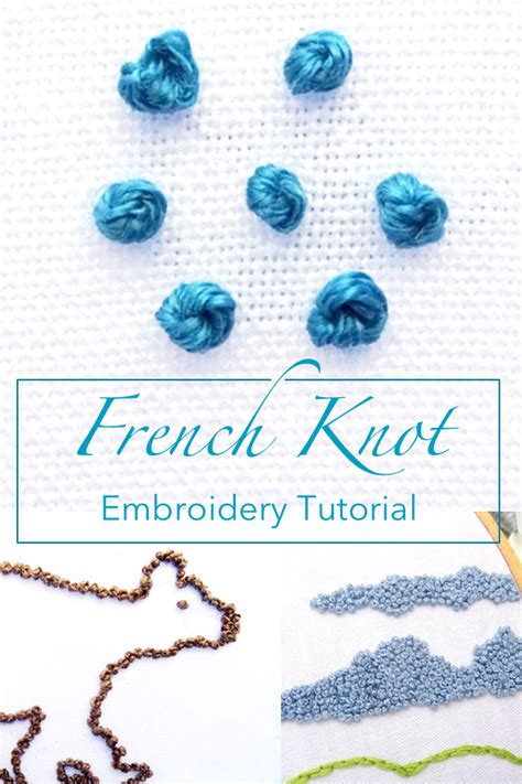 French Knot Embroidery Tutorial - Wandering Threads Embroidery