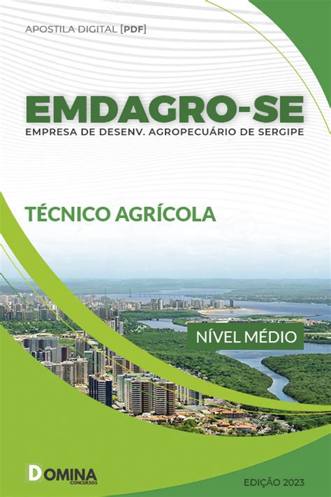 Apostila para Concurso EMDAGRO SE 23 Téc Agrícola Domina