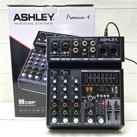 Jual Mixer Ashley Premium 4 Hardwell Reverb 4 Original 4 Channel