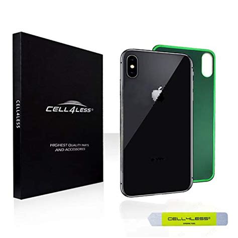 Cell4less Back Glass Replacement Compatible Wthe Iphone X Including