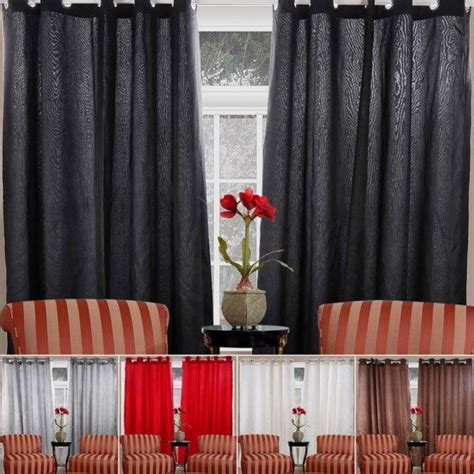 Шторы на люверсах с тюлью: практичный элемент декора (35 фото)