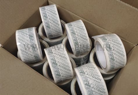 Скотч с логотипом от производителя в СПб | Типография АВИА принт